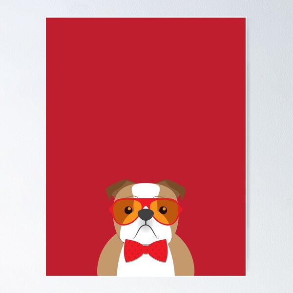 Item preview, Stylish Bulldog with Retro Sunglasses designed and sold by sperostudios.