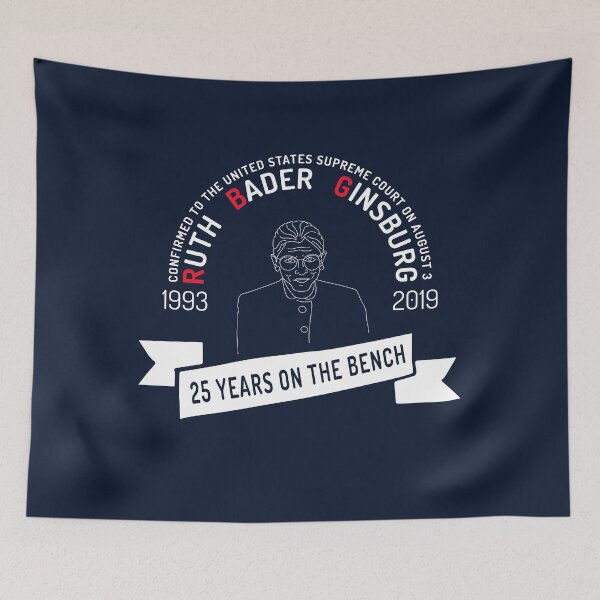 Item preview, RBG | Ruth Bader Ginsburg (25th Anniversary Commemorative) Tote designed and sold by countercolour.