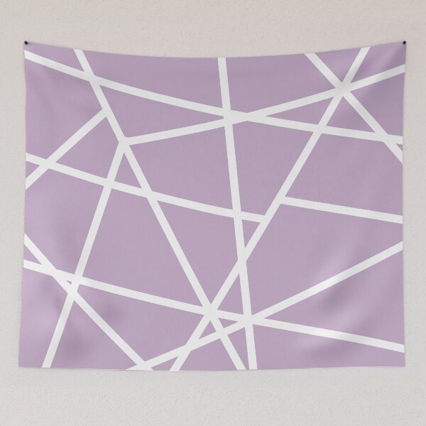 Item preview, Purple and White Geometric Lines designed and sold by ArtsyJulez.