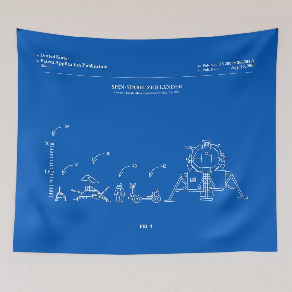Item preview, Space Lander Patent - Blueprint designed and sold by FinlayMcNevin.