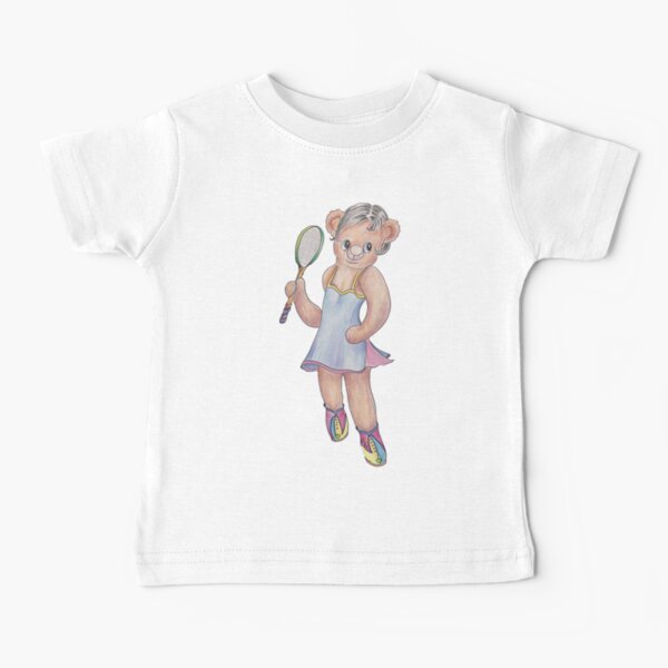 Tracy Bear Tennis Champion Baby T-Shirt