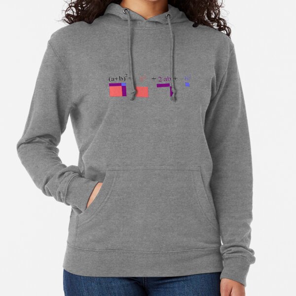 Visualization of Binomial Expansion for the 2nd Power  #Visualization #Binomial #Expansion #Power Lightweight Hoodie