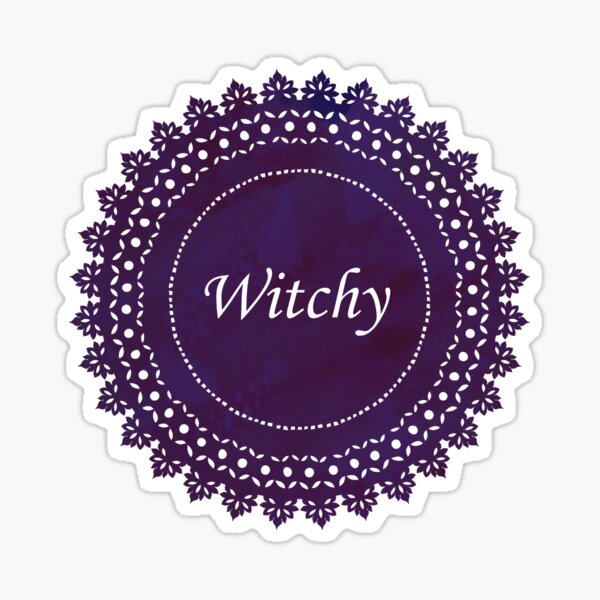 Lace Doily Witchy Sticker