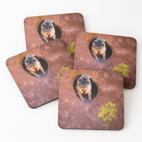 Item preview, The Californian Cubby-Dwelling Pug designed and sold by pugventurephoto.