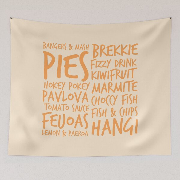 Item preview, Kiwi Tucker - Food loved in New Zealand. Designed by Design by Cheyney. designed and sold by designbycheyney.