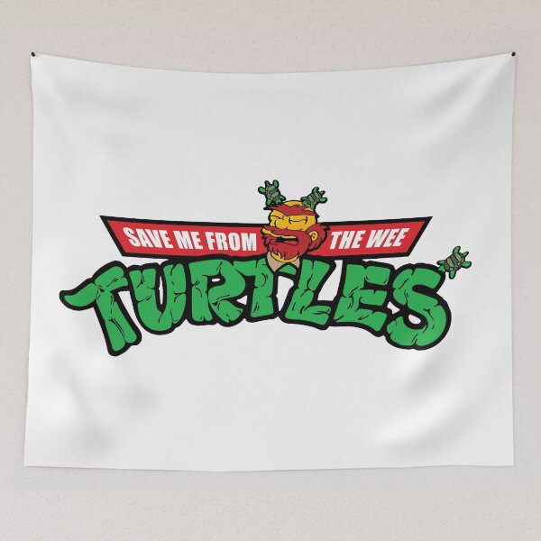 Item preview, Save Me From The Wee Turtles designed and sold by rockbottomau.