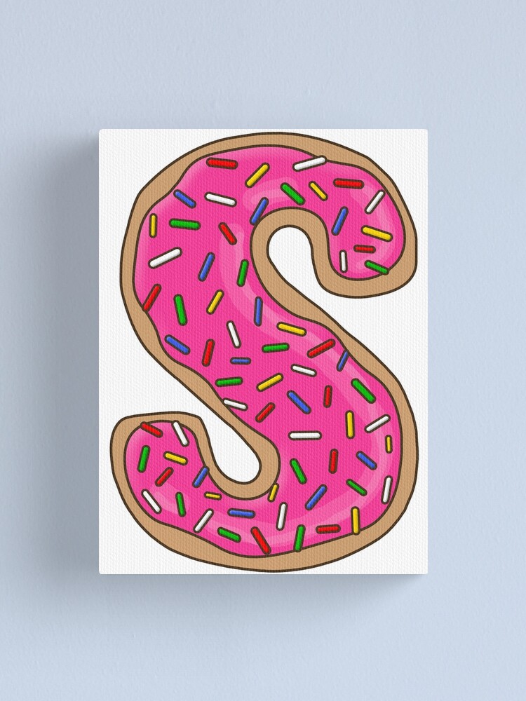 Donut Letter R Art Print for Sale by mynameisliana