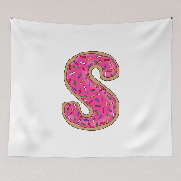 Item preview, Donut Letter S designed and sold by mynameisliana.