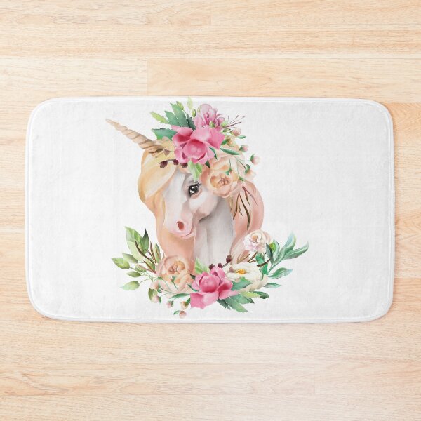Item preview, Unicorn with Flowers, Sweet Unicorn designed and sold by Khalu.