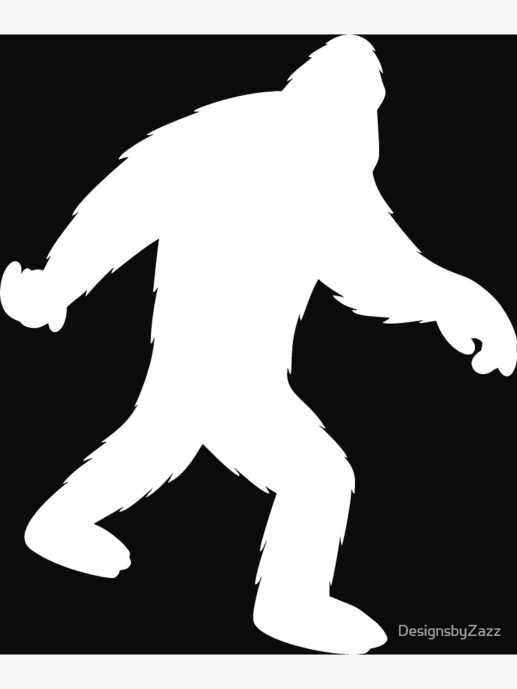 Bigfoot, Sasquatch Shirt, Running BigFoot, I Believe T-Shirt Poster for  Sale by DesignsbyZazz