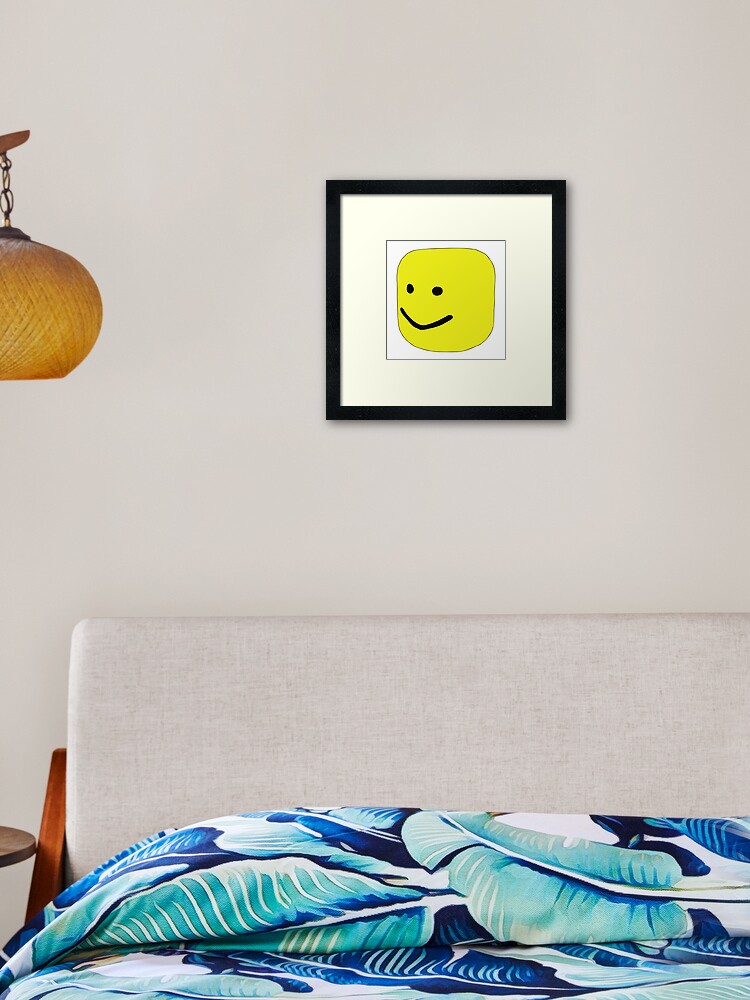 Top Selling Roblox Oof Framed Art Print By Renytaoge Redbubble - roblox oof deep roblox free everything
