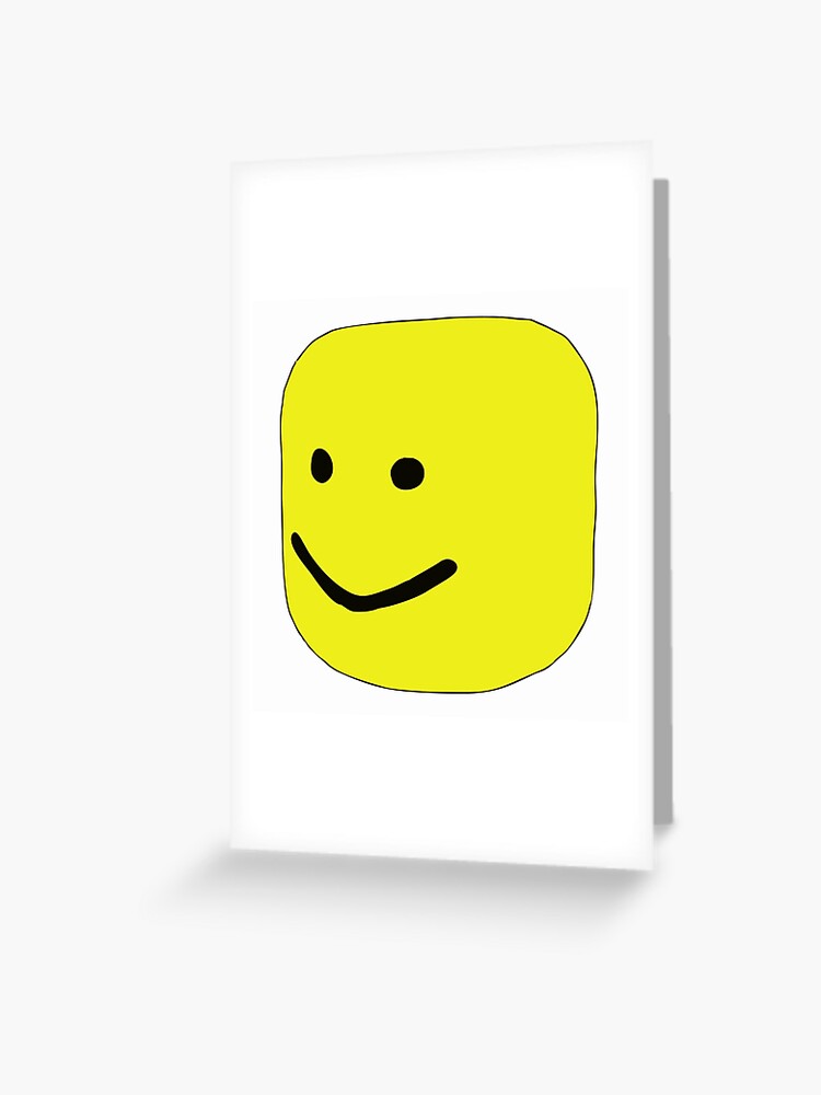 Top Selling Roblox Oof Greeting Card By Renytaoge Redbubble - roblox oof merch