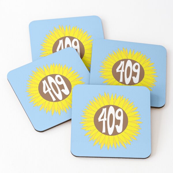Item preview, Hand Drawn Texas Sunflower 409 Area Code designed and sold by itsrturn.