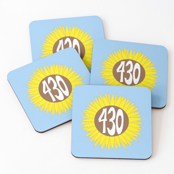 Item preview, Hand Drawn Texas Sunflower 430 Area Code designed and sold by itsrturn.