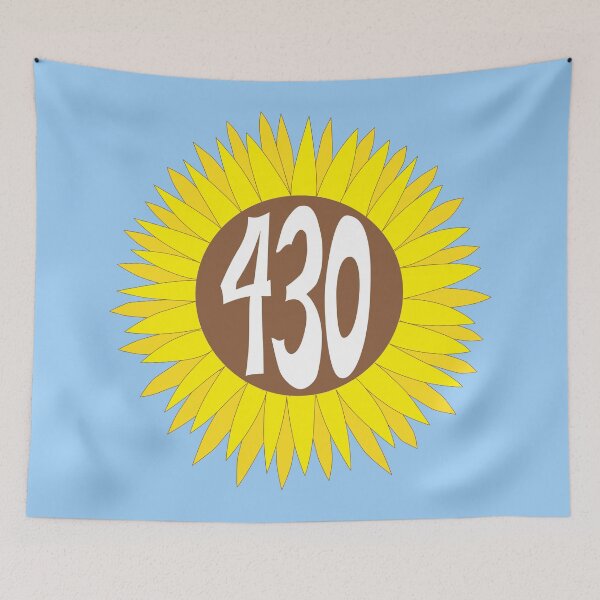Item preview, Hand Drawn Texas Sunflower 430 Area Code designed and sold by itsrturn.