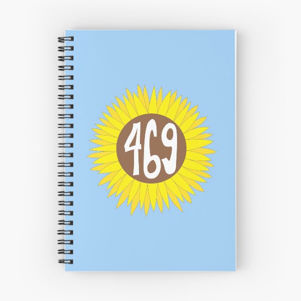 Item preview, Hand Drawn Texas Sunflower 469 Area Code designed and sold by itsrturn.