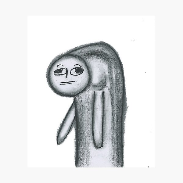 Item preview, Cool, Creepy, Charcoal Pipeman designed and sold by kjoemtac.