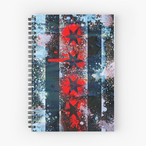 Item preview, Chicago Flag Spray Paint designed and sold by frittata.