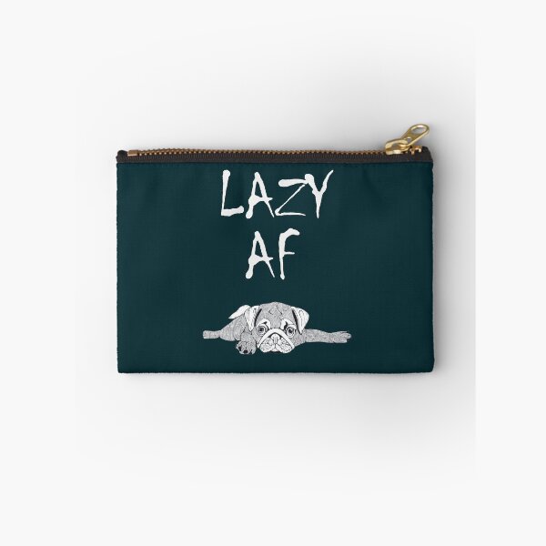 Item preview,  Lazy AF Pug designed and sold by Flower Magic .