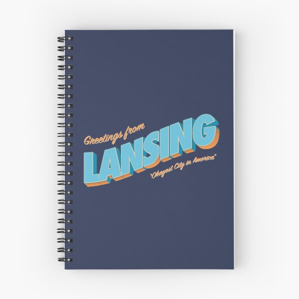 Item preview, Greetings From Lansing - Okayest City in America - Michigan designed and sold by thesadsquatch.