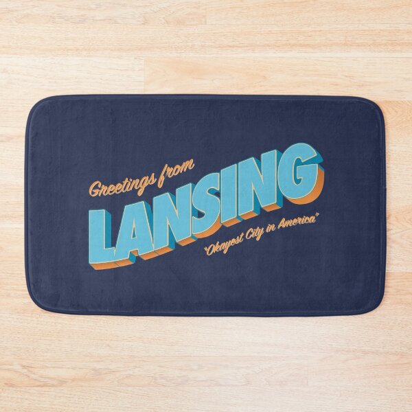 Item preview, Greetings From Lansing - Okayest City in America - Michigan designed and sold by thesadsquatch.