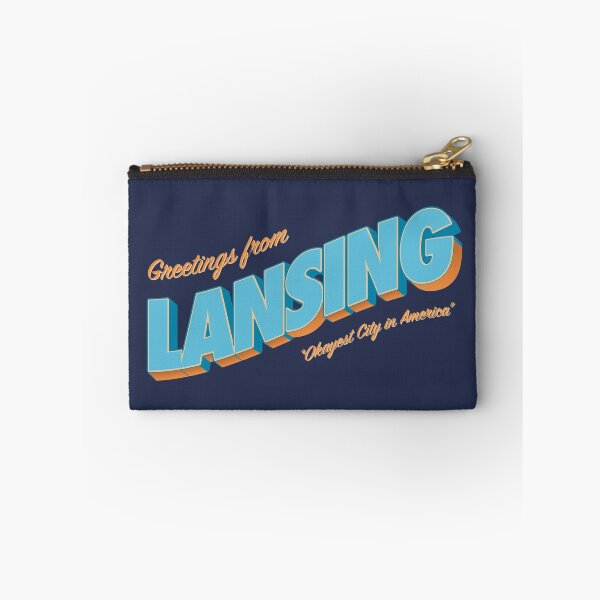 Item preview, Greetings From Lansing - Okayest City in America - Michigan designed and sold by thesadsquatch.