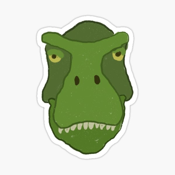 Smug T. Rex Sticker