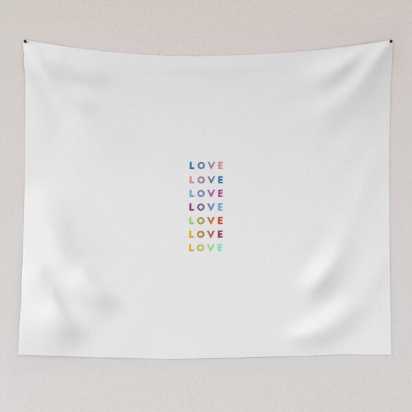 Item preview, Love Gradient Lettering x7 Sticker Pack designed and sold by loshijosdesma2.