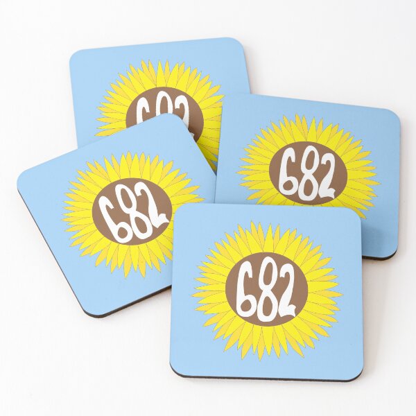Item preview, Hand Drawn Texas Sunflower 682 Area Code designed and sold by itsrturn.