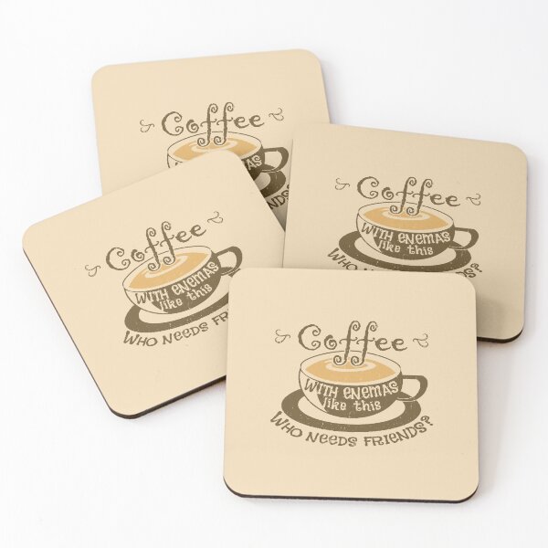 Item preview, Coffee Enema Funny Friends Quote designed and sold by RiffXS.