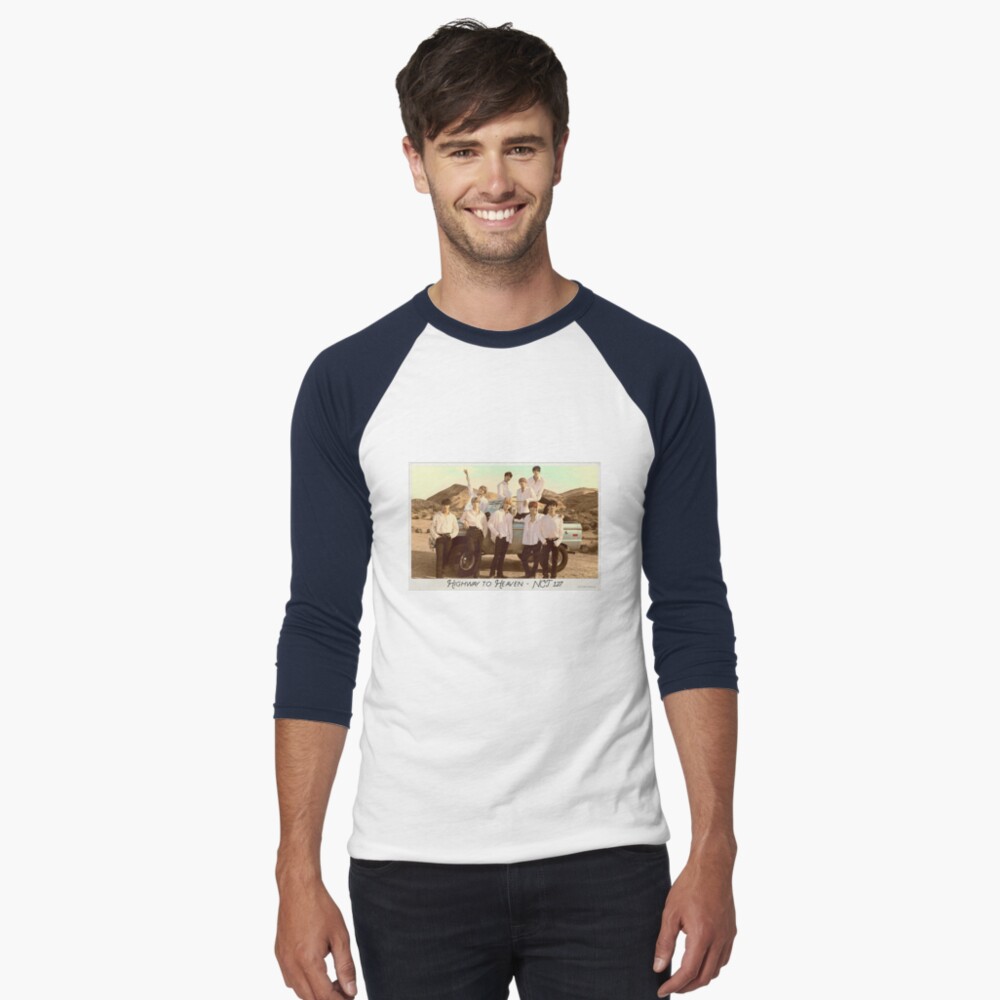 Item preview, Baseball ¾ Sleeve T-Shirt designed and sold by PaperMoonKPOP.