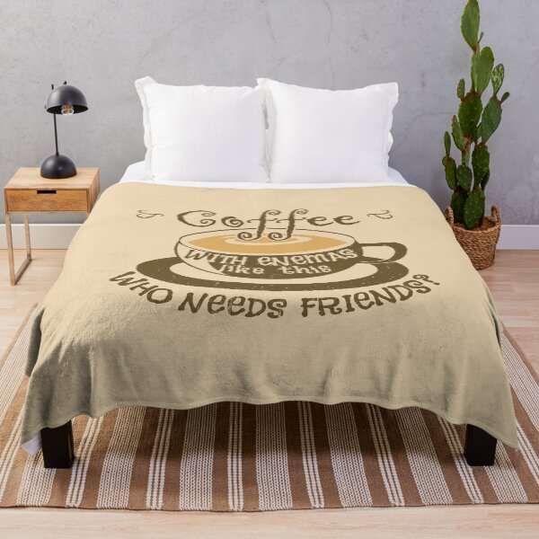 Item preview, Coffee Enema Funny Friends Quote designed and sold by RiffXS.