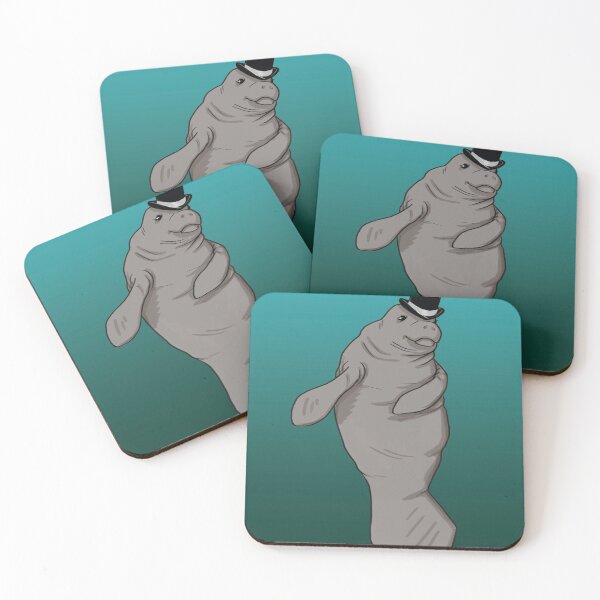Item preview, Manatee in a Top Hat designed and sold by Rosaliaart.