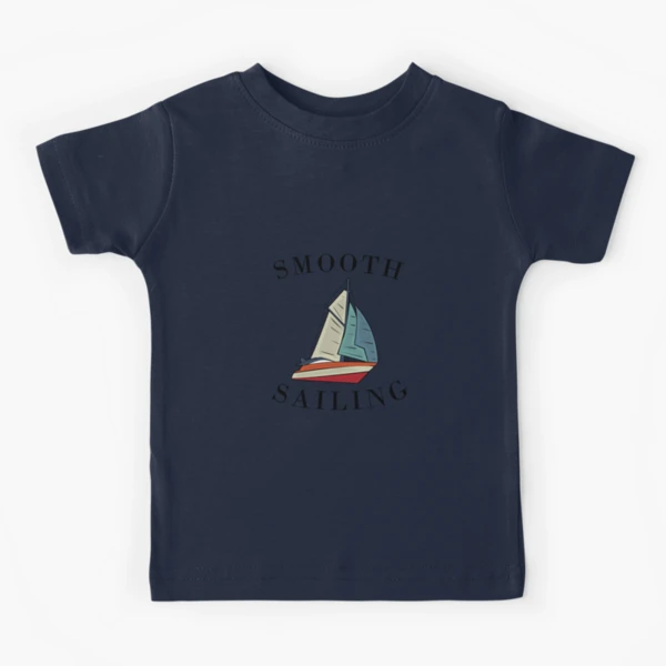 Smooth sailing Kids T-Shirt by nmdesigns1