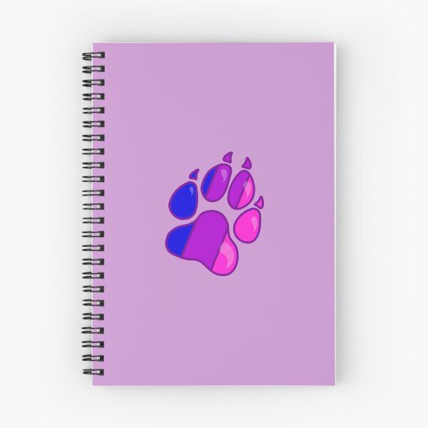 Item preview, Bisexual Pride Furry Dog Paw Print designed and sold by Morgan Johnsen.