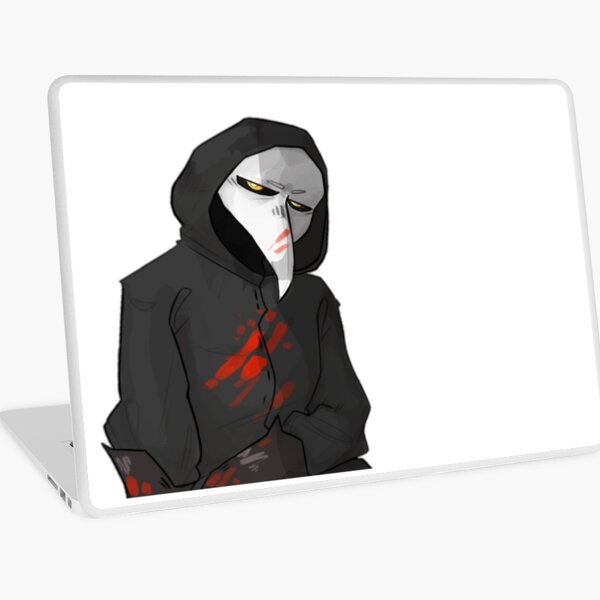 scp 049 and scp 035 holding roses  Sticker for Sale by 0amburgh0