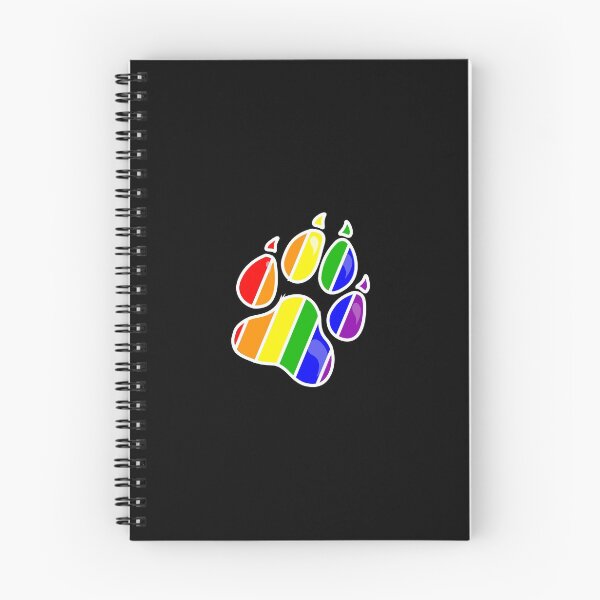 Item preview, Gay Pride Furry Dog Paw Print (1) designed and sold by Morgan Johnsen.