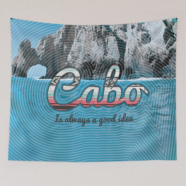 Item preview, Cabo Mexico Blanket Arch Blue designed and sold by joelmyoung.