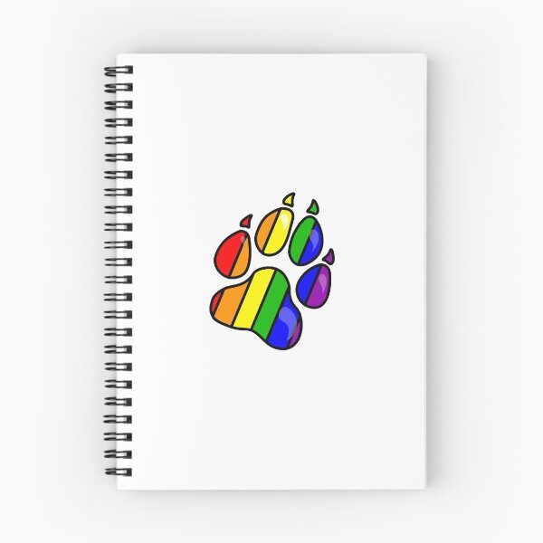 Item preview, Gay Pride Furry Dog Paw Print (2) designed and sold by Morgan Johnsen.