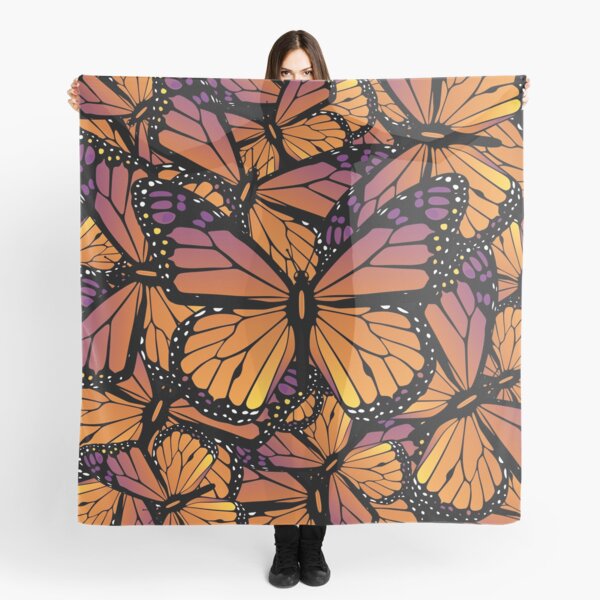 Monarch Butterfly Fields Scarf
