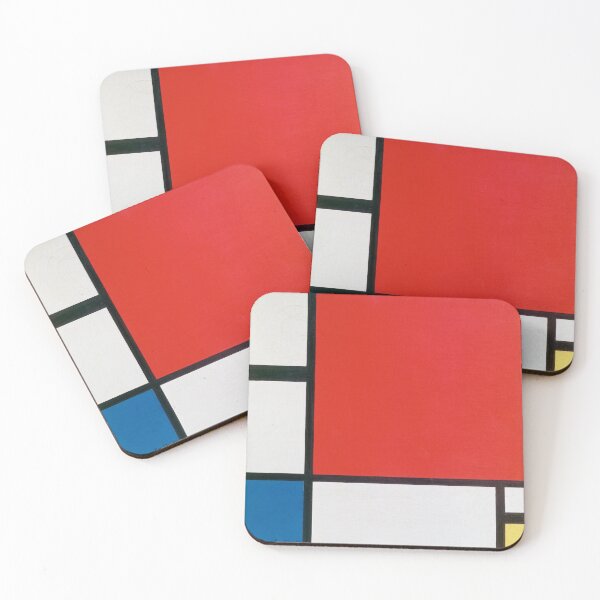 Item preview, Mondrian Composition with Red Blue and Yellow designed and sold by ChrisSideHustle.