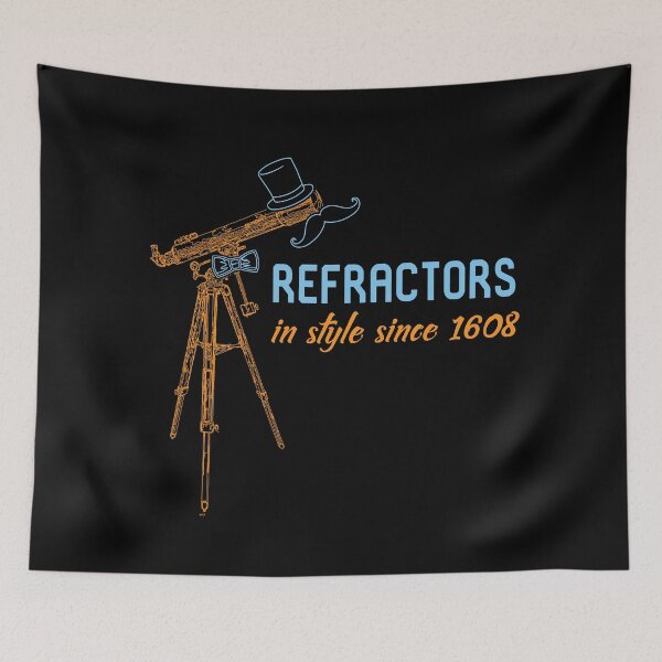 Item preview, CLASSIC REFRACTOR TELESCOPE STYLE v2 designed and sold by Madjack Tees Kiwi SuperStore.