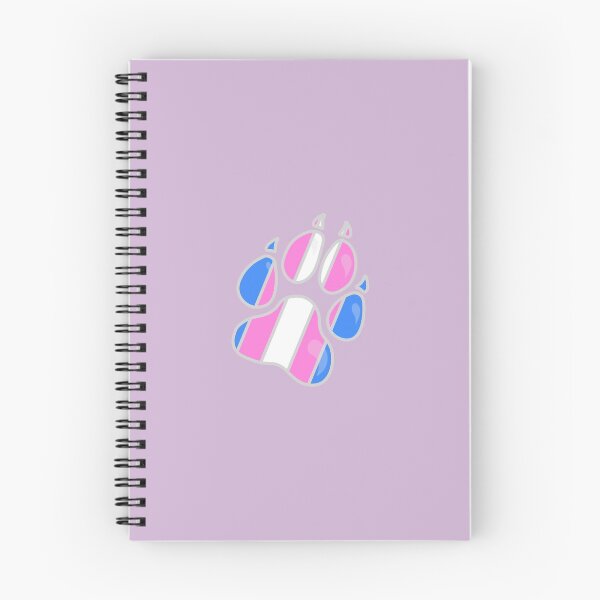 Item preview, Transgender Pride Furry Dog Paw Print designed and sold by Morgan Johnsen.