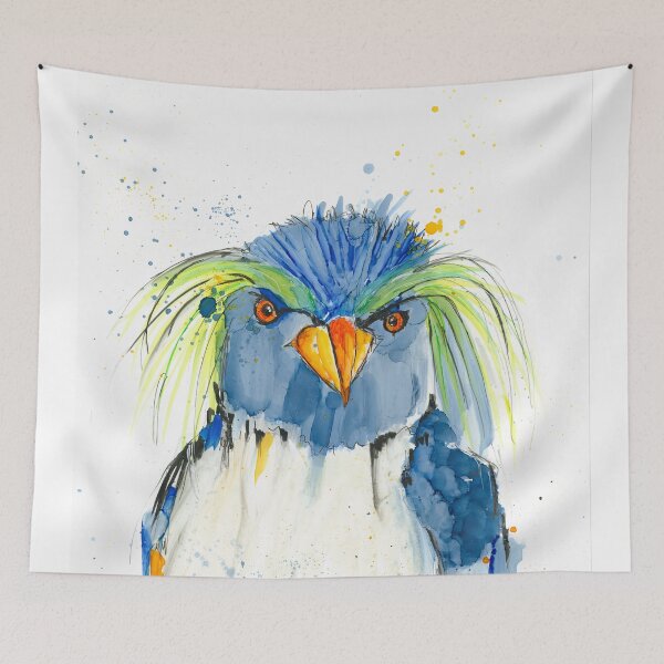 Item preview, Blue Hopper Penguin designed and sold by Peta Wakeham.