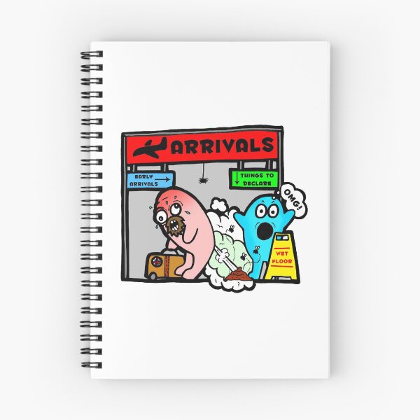 Item preview, Trouble at the airport doodle designed and sold by Bikerobin77.