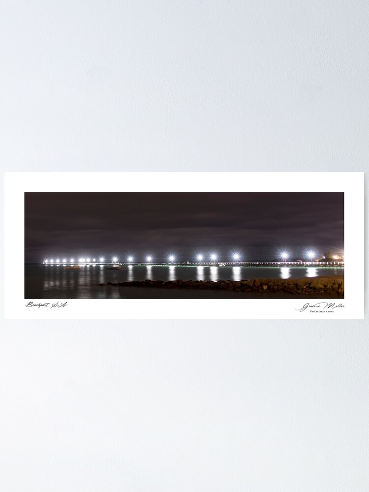 Alternate view of Beachport Jetty SA Poster