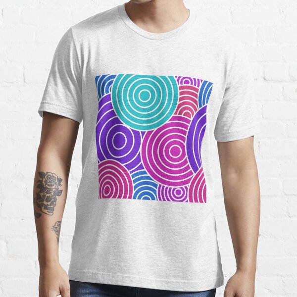 "Colorful Concentric Circles" Tshirt by ScarletSun Redbubble
