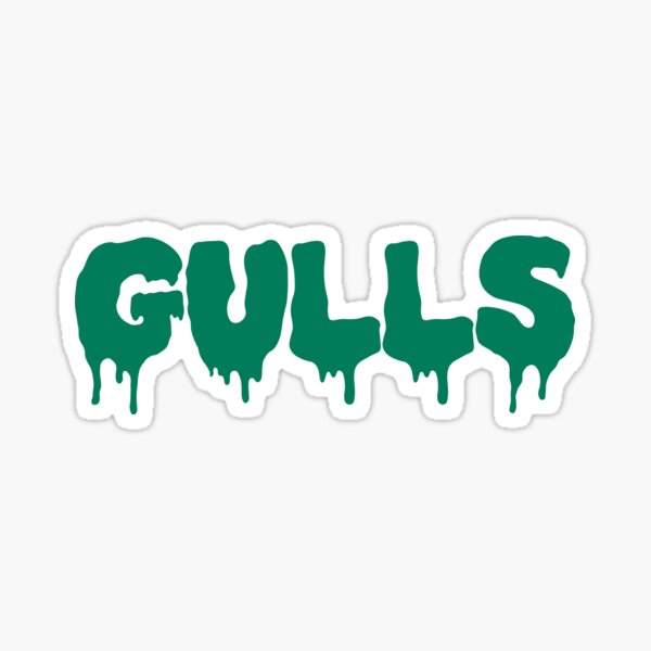 Item preview, Gulls Drip Green designed and sold by morganderby.