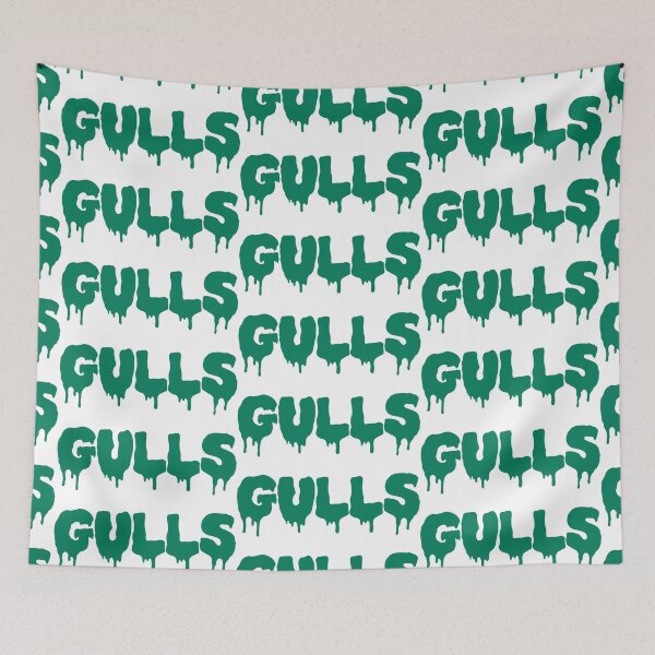 Item preview, Gulls Drip Green designed and sold by morganderby.