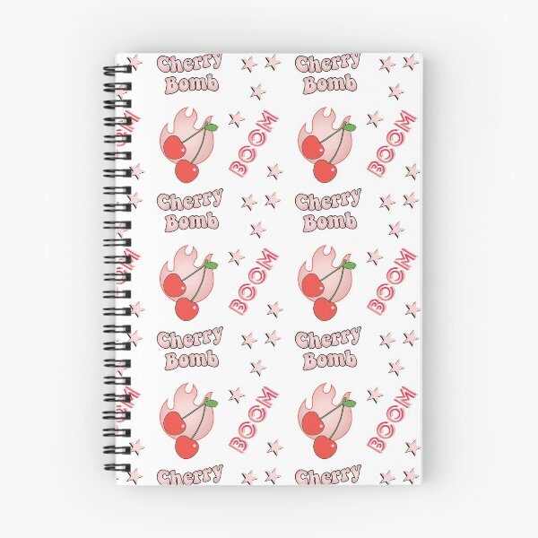Item preview, Peach Light Blush Cherry Bomb Flaming Sticker Pack designed and sold by The-Goods.